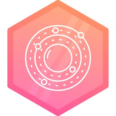 güzel bal peteği çizgisi simgesi.