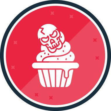 Cadılar Bayramı düz vektör simgesi.