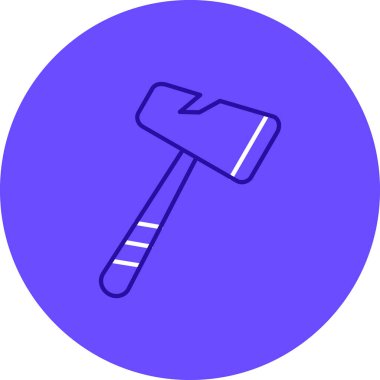 Kürek simgesinin vektör illüstrasyonu