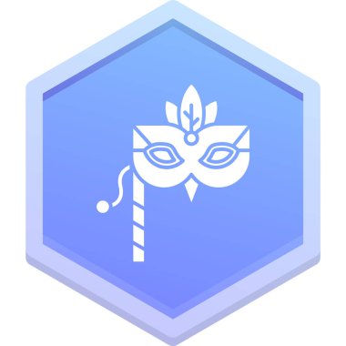 Güzel bir simgenin vektör illüstrasyonu