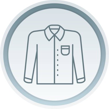 shirt simgesi vektör illüstrasyonu