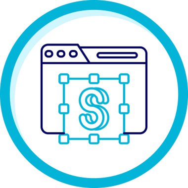 seo modern simgesinin vektör illüstrasyonu