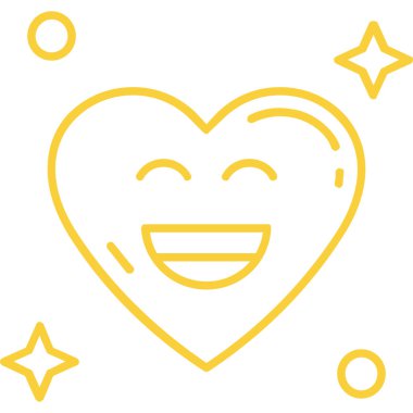 Mutlu yüz simgesi, vektör çizimi