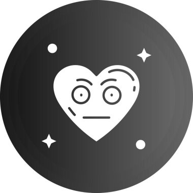 Moda stili izole edilmiş arka planda uzaylı yüzü simgesi