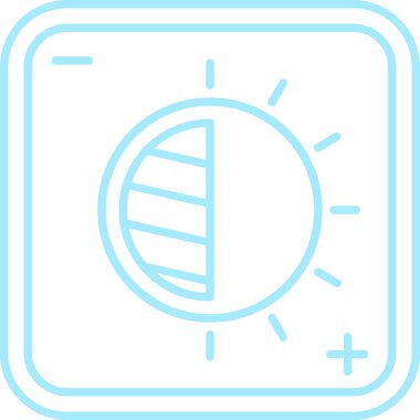 enerji simgesi, basit vektör illüstrasyonu