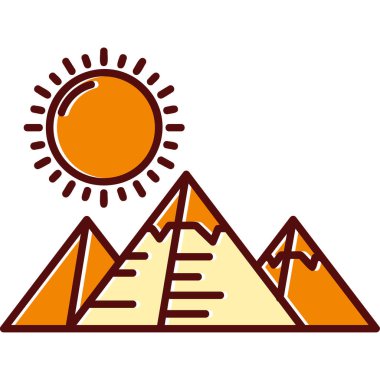 Güneşli dağ dağları