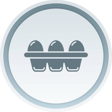 Yumurta simgesinin vektör çizimi