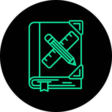 Eğitim simgesinin vektör illüstrasyonu