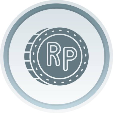 ruble madeni para simgesi modada