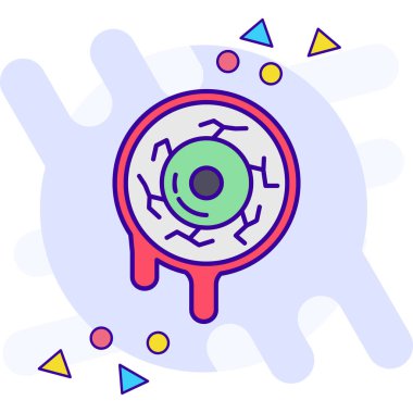 Vektör olarak göz simgesi. Logotype