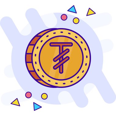 Modern bir simgenin vektör illüstrasyonu