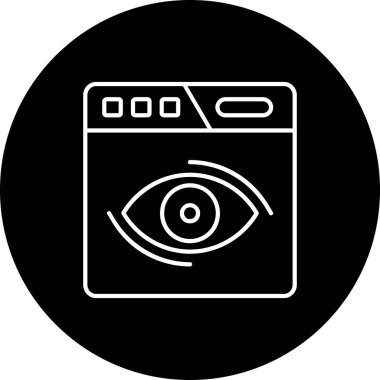 Vektör illüstrasyonu, simge ögesi arkaplanı