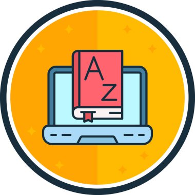 Bilgisayar. Web simgesi basit illüstrasyon