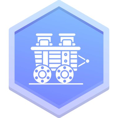 robot. Web simgesi basit illüstrasyon