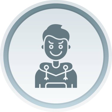 bebek kız simgesi, vektör illüstrasyonu