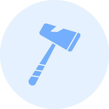 Çekiç. Web simgesi basit illüstrasyon