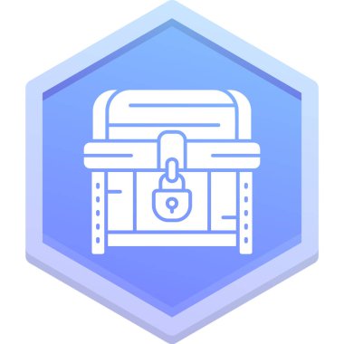 Güvenli bir simgenin vektör illüstrasyonu