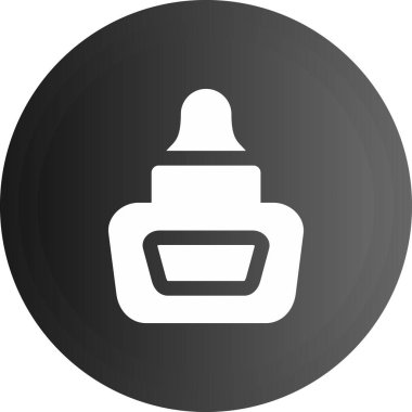 Beyaz arkaplanda vektör simgesi izole edildi