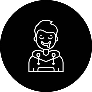 Bir Cadılar Bayramı simgesinin vektör illüstrasyonu