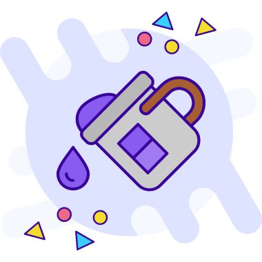 Güvenlik kilidi simgesini kilitle