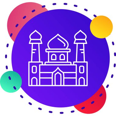 Cami simgesi, vektör resimleme