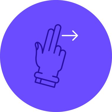 vector illustration of touch