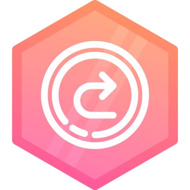 Moda tasarım tarzında vektör modern simge