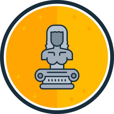 Bir mum simgesinin vektör illüstrasyonu