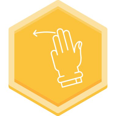 Bir simgenin vektör illüstrasyonu