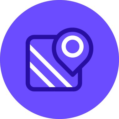 konum. Web simgesi vektör illüstrasyonu