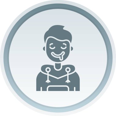 Bebeğim. Web simgesi basit illüstrasyon