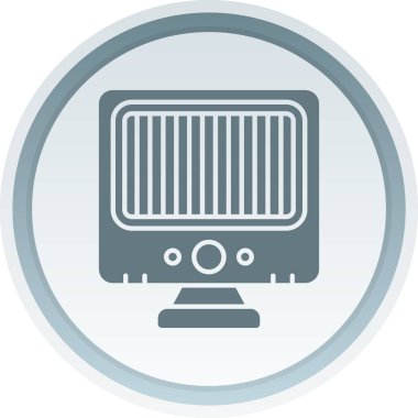 Isıtıcı simge vektör çizim