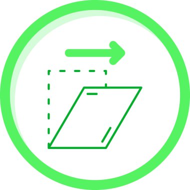 Modern bir simgenin vektör illüstrasyonu