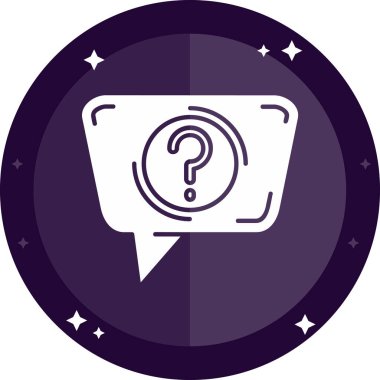 soru işareti vektör simgesi modern tasarım