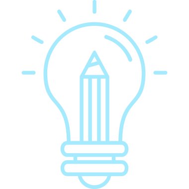 Ampul Simgesi, Vektör illüstrasyonu