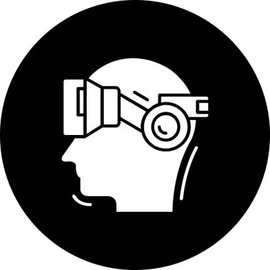 Vr. Web simgesi basit illüstrasyon