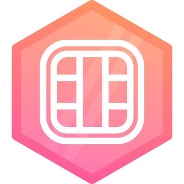 Bir kitap simgesinin vektör illüstrasyonu