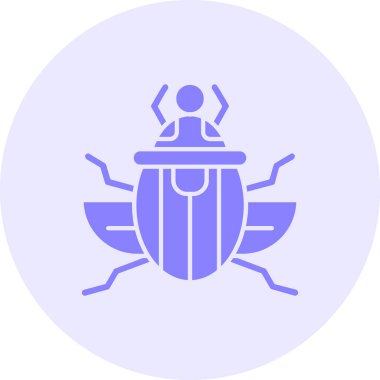 Böcek. Web simgesi basit illüstrasyon