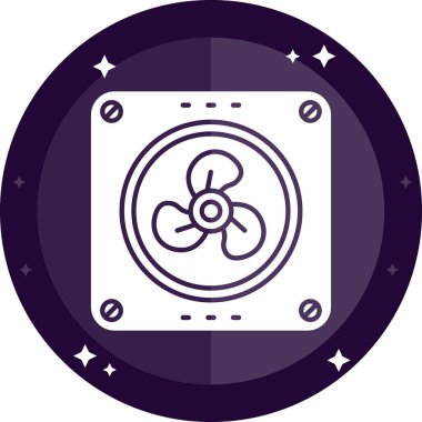 Bir kumarhane simgesinin vektör illüstrasyonu