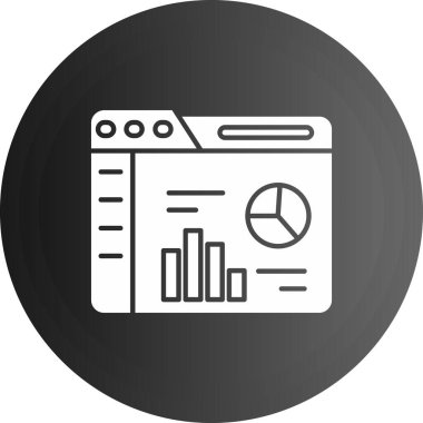 rapor simgesi vektör illüstrasyonu