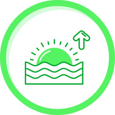 güzel su damlası vektör simgesi