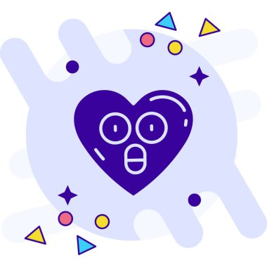 Kalp Simgesi Tasarım Vektörü İllüstrasyonu