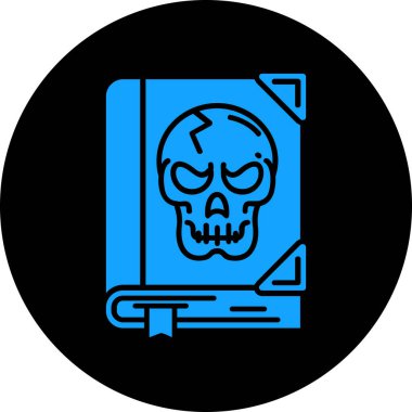 Kafatası. Web simgesi basit illüstrasyon