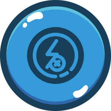 Bozuk para simgesinin vektör illüstrasyonu