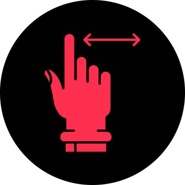 Bir elin vektör illüstrasyonu