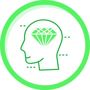 Elmas simgesi, vektör illüstrasyonu