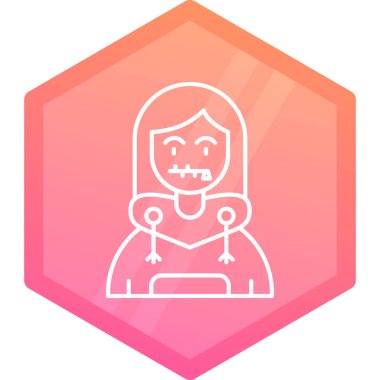 Beyaz arkaplanda cadılar bayramı partisi simgesi izole edildi. Mutlu numara. Renkli cadılar bayramı konsepti. vektör.