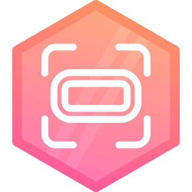 Modern bir simgenin vektör illüstrasyonu