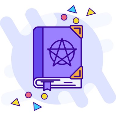 Sihirli kitap simgesi - özet biçiminde