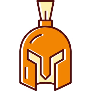 Şarap şişesi ikonu, çizgi film tarzı.